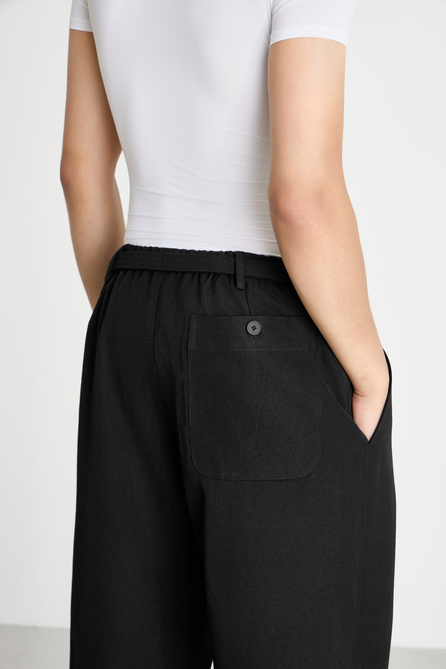ELASTICATED WORKER TROUSER