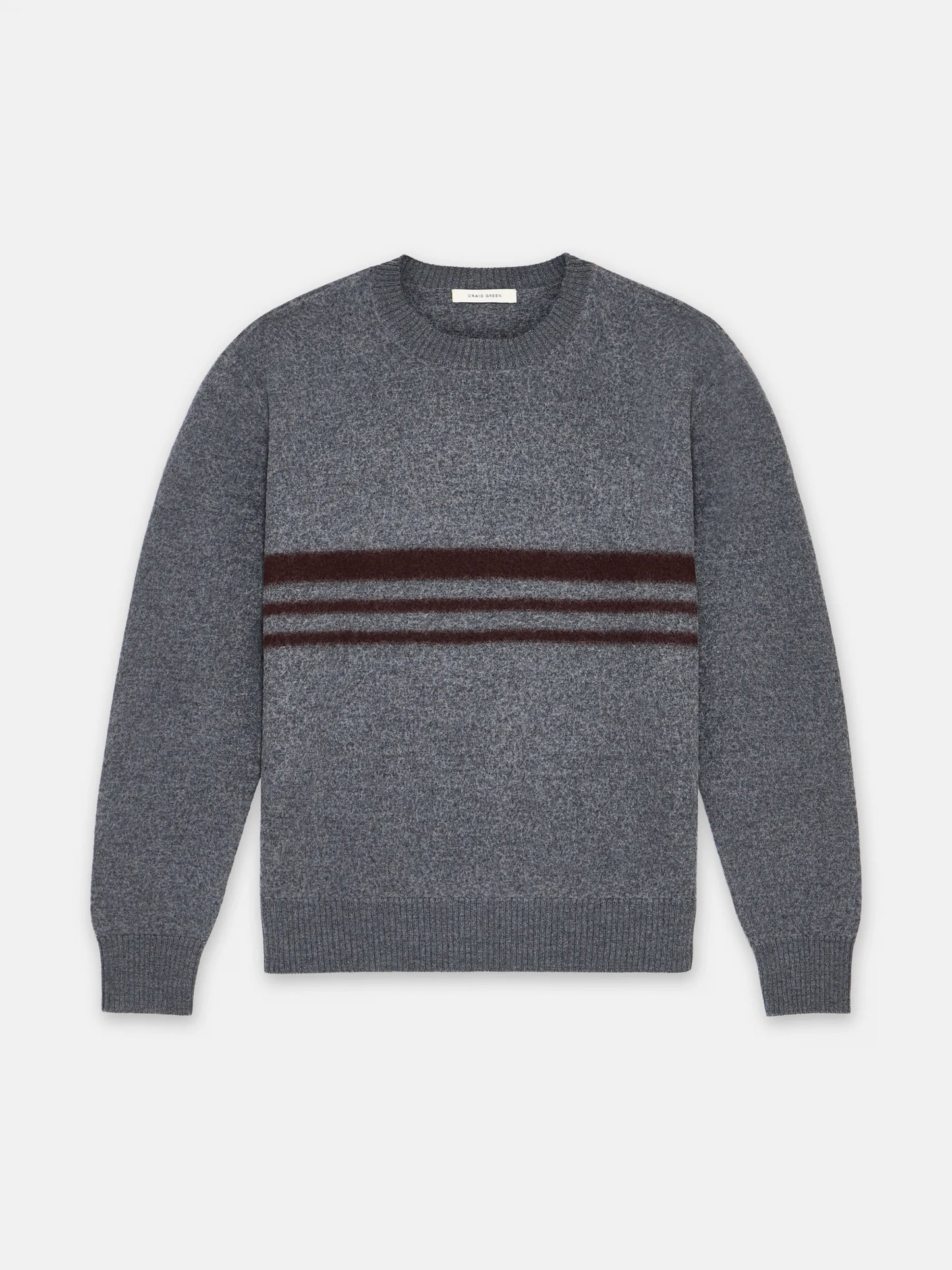 Felt Stripe Sweater