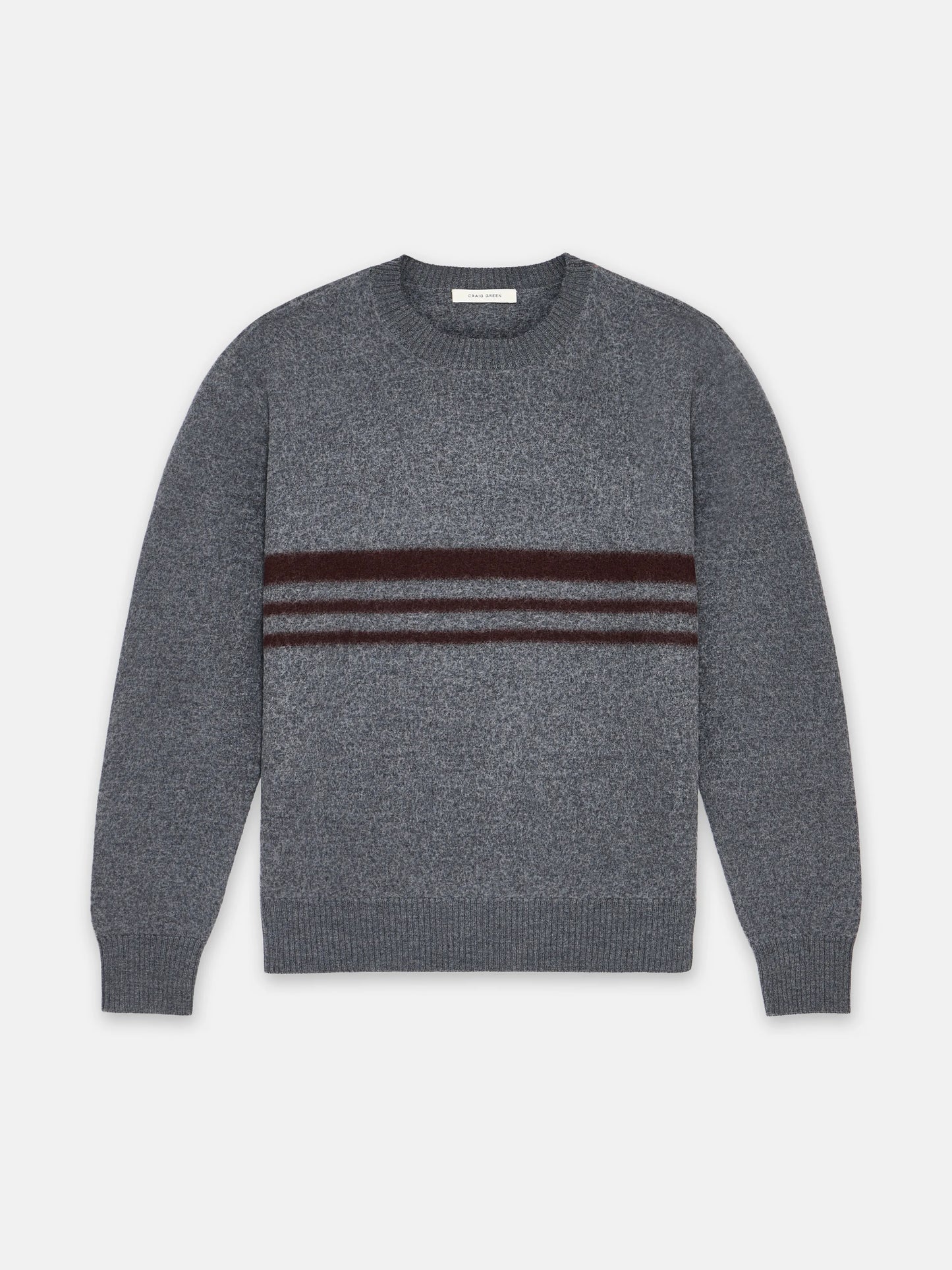 Felt Stripe Sweater