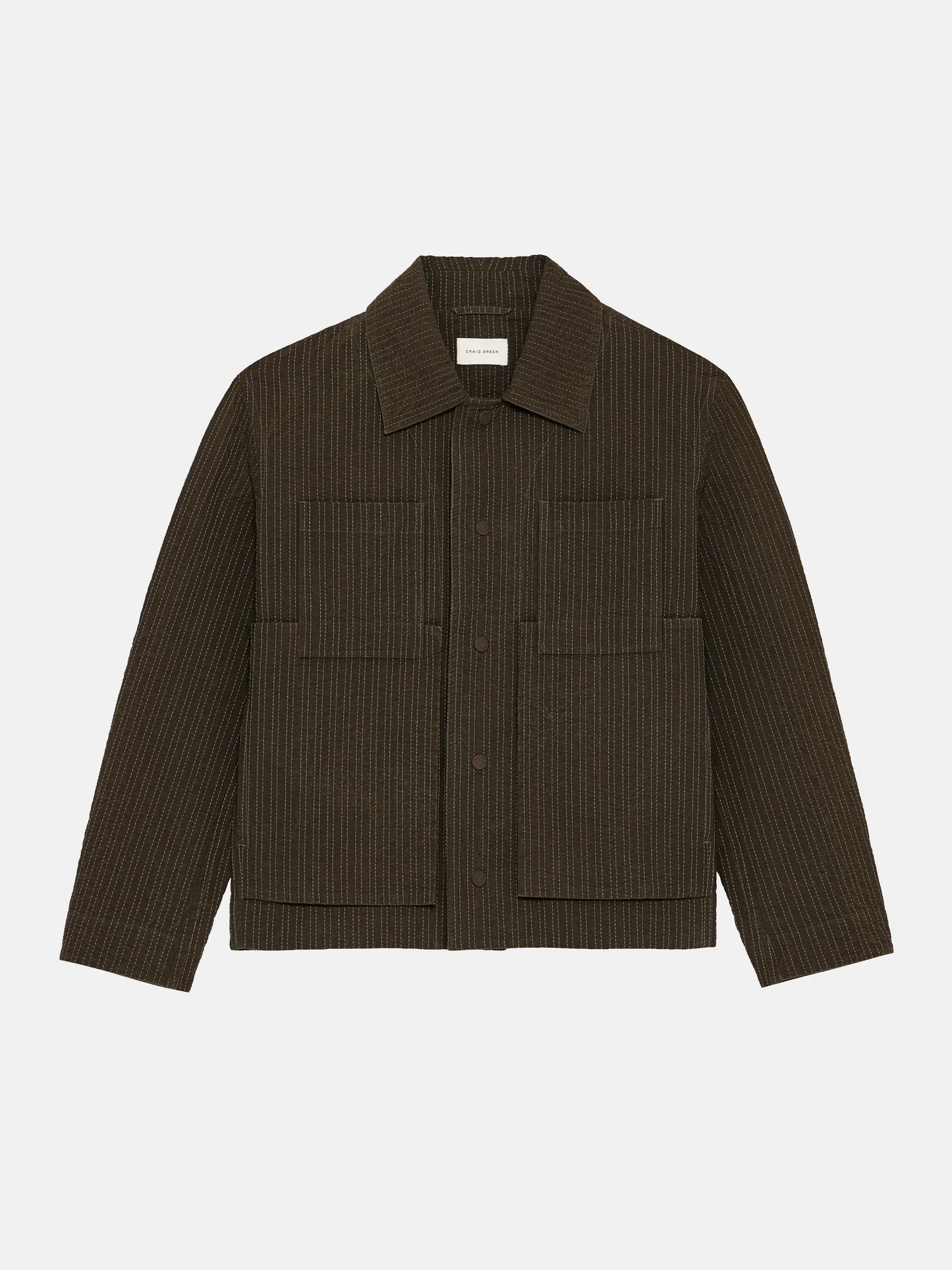 Embroidered Linestitch Worker Jacket