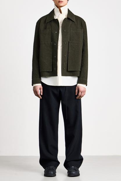 Embroidered Linestitch Worker Jacket