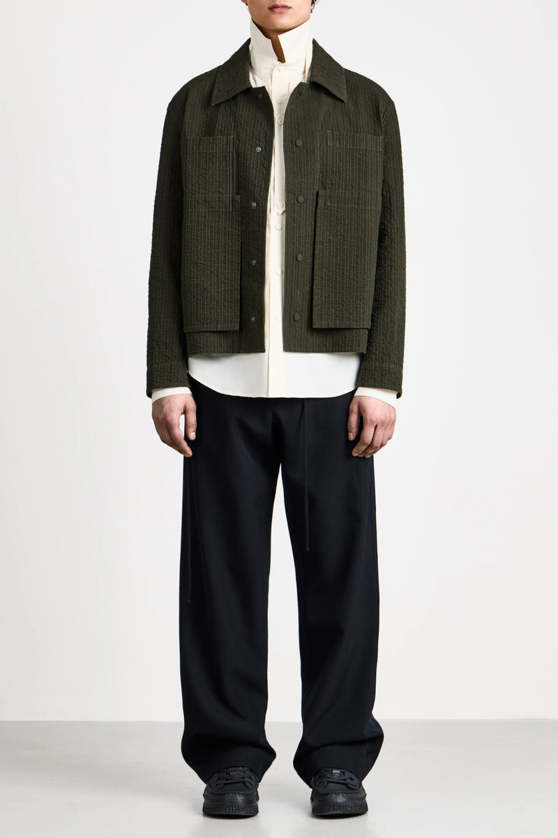Embroidered Linestitch Worker Jacket
