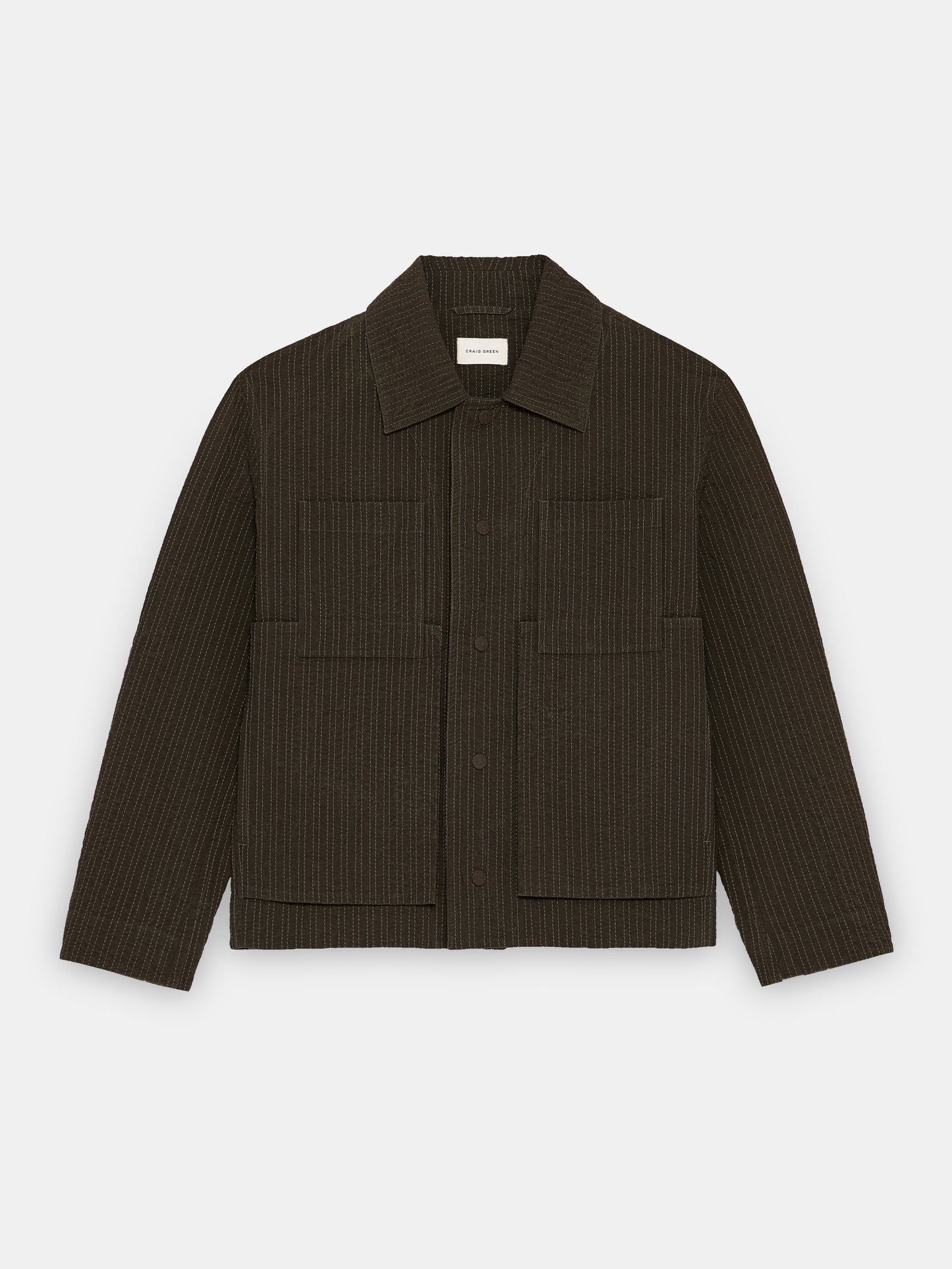 Embroidered Linestitch Worker Jacket