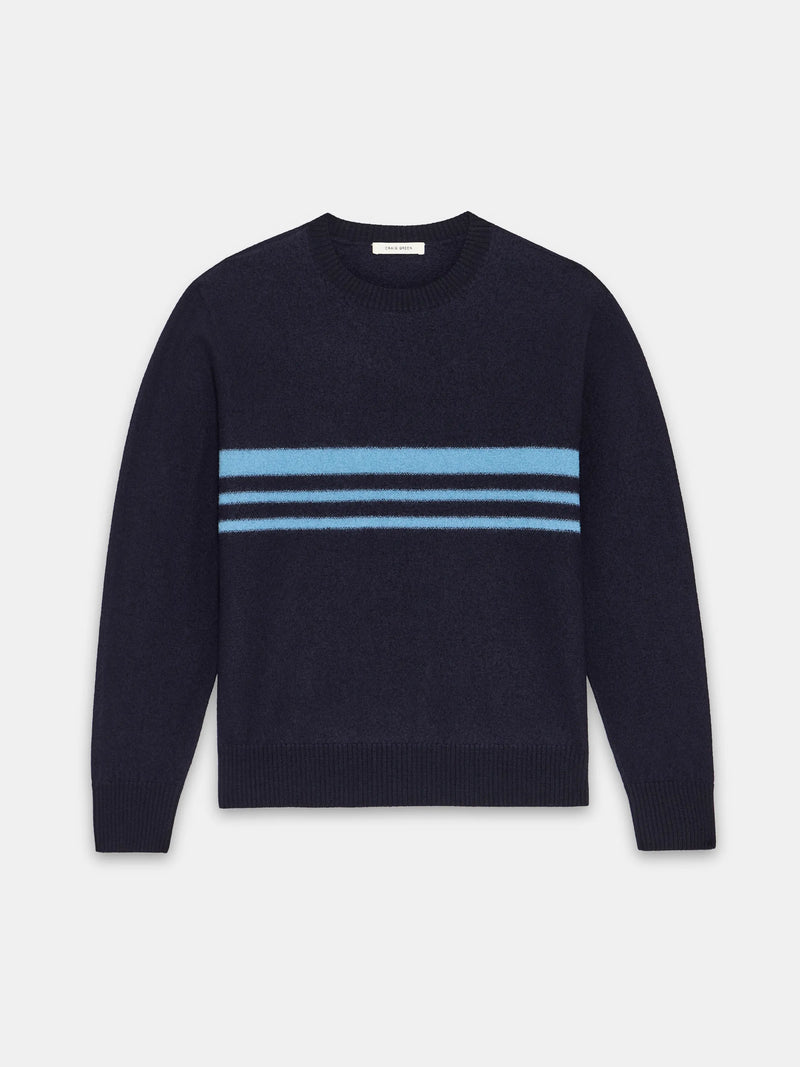 Felt Stripe Sweater